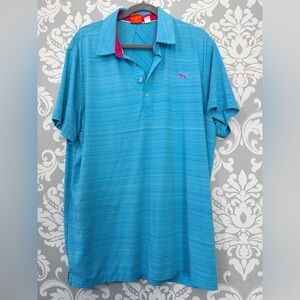 10/$25 • Puma Men’s Blue Polo Golf Shirt